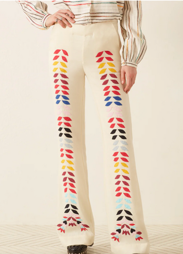 ALIX OF BOHEMIA Charlie Ivory Prism Pant