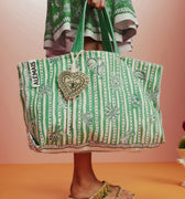 LULA BEACH TOTE by ALEMAIS – detail view