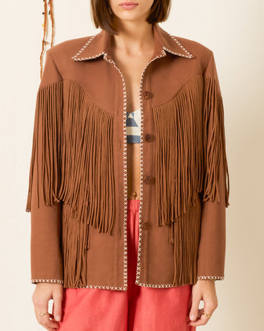 Jude Clove Fringe Jacket