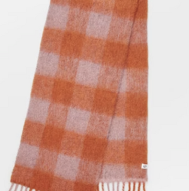 Check Merino Scarf