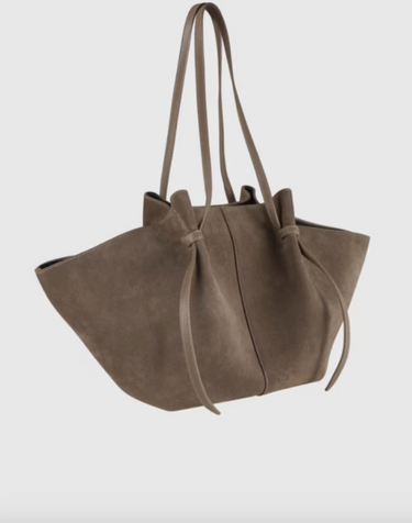 Yuzefi The Large Mochi Taupe Suede