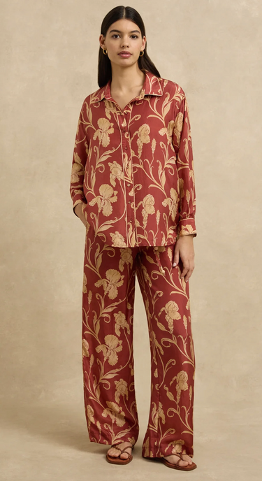 Hannah Artwear Azra Pant in Iris Amber