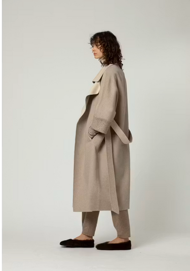 Manteau en Double Face Maille by Max & Moi – detail view