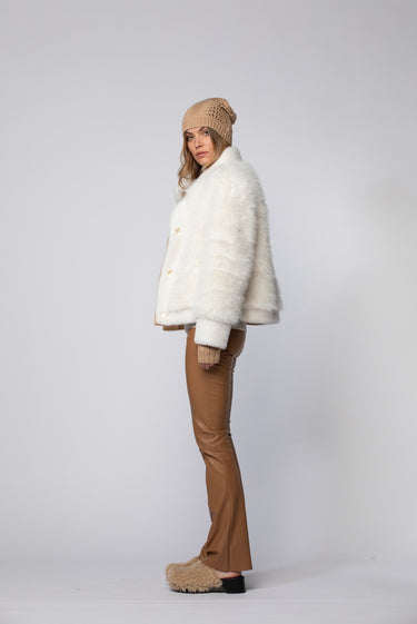 Legging Evase En Cuir Stretch