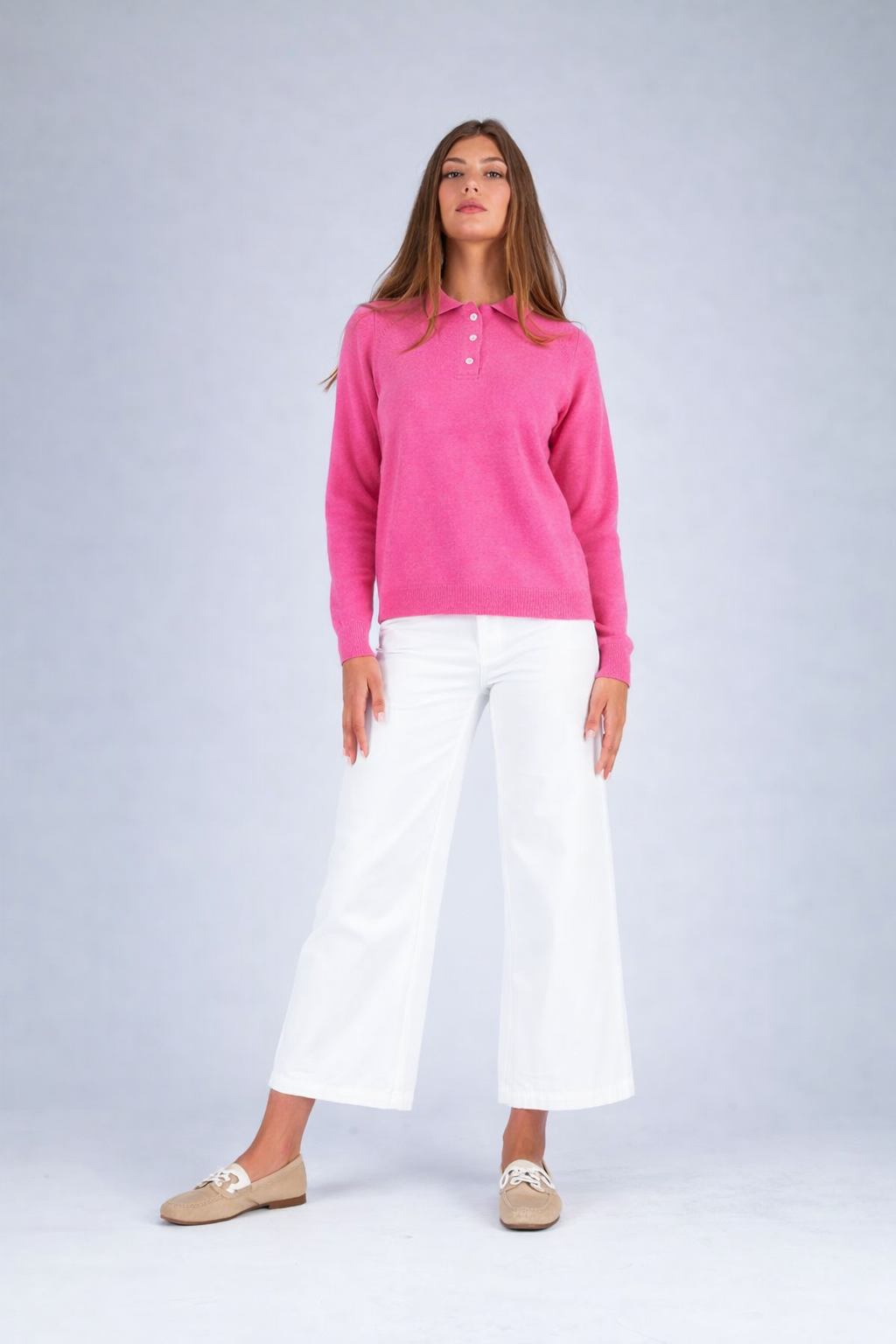 The Croco Cashmere Polo