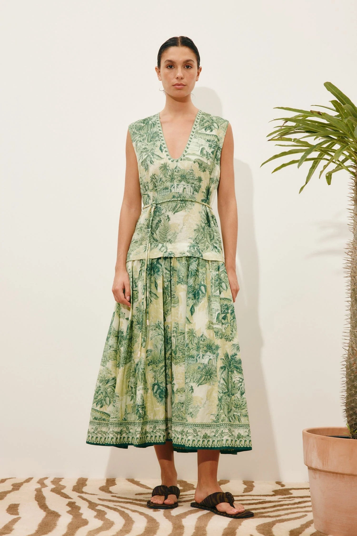 Sara Midi Dress 0 US