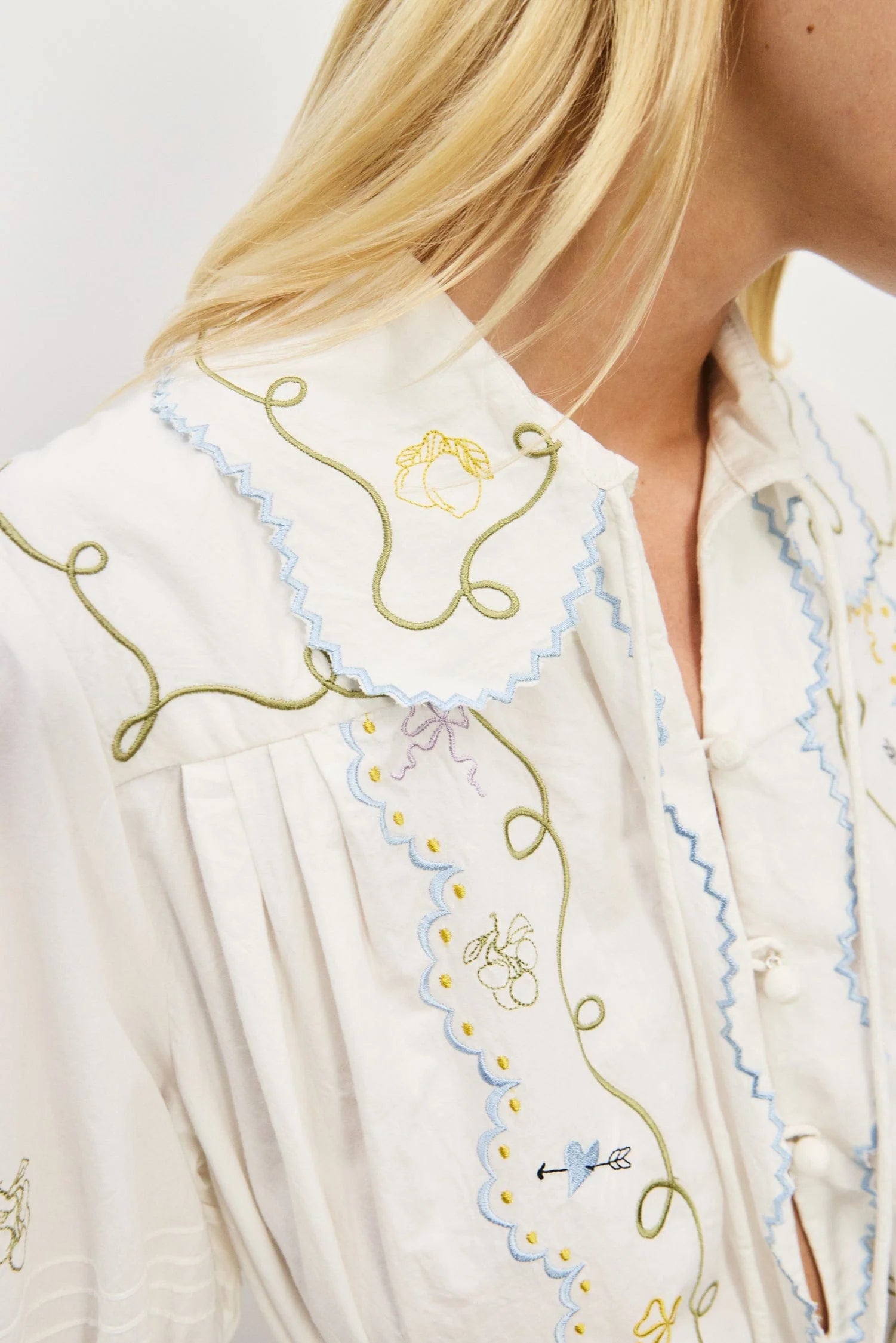 alemais play embroidered mini dress Play Embroidered Mini Dress