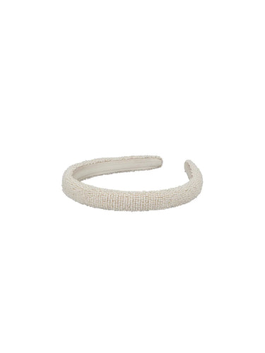 Solid Slim Beaded Hairbrace
