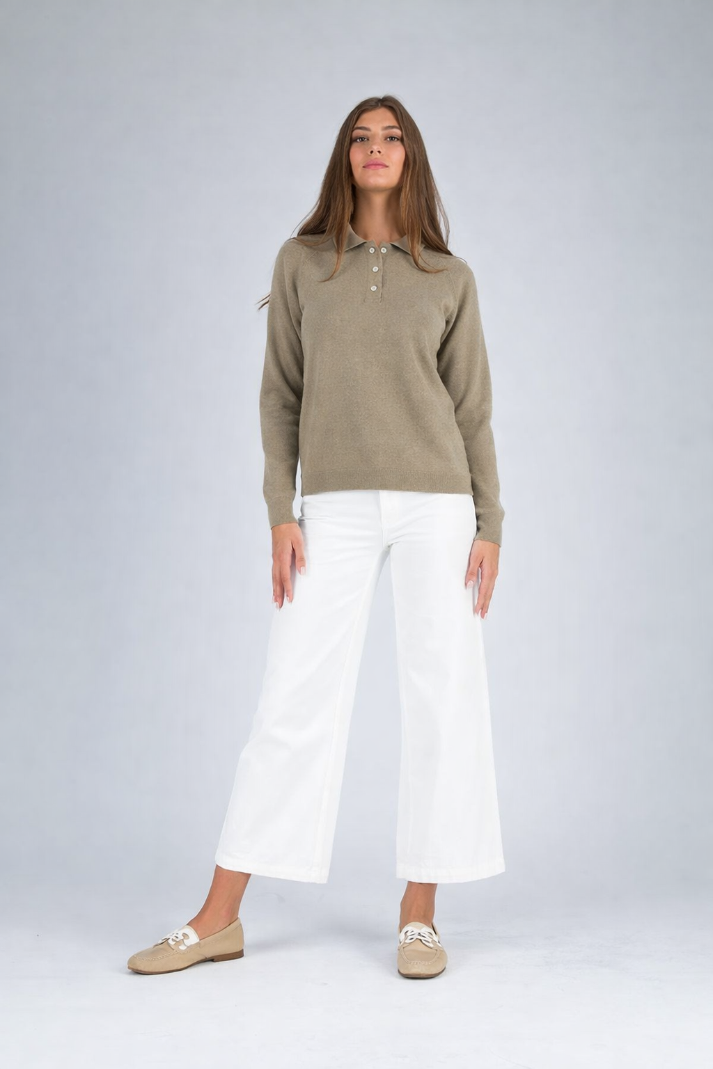 The Croco Cashmere Polo