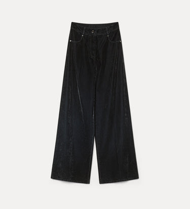 forte_forte Flocked Cotton 5 Pocket Pant