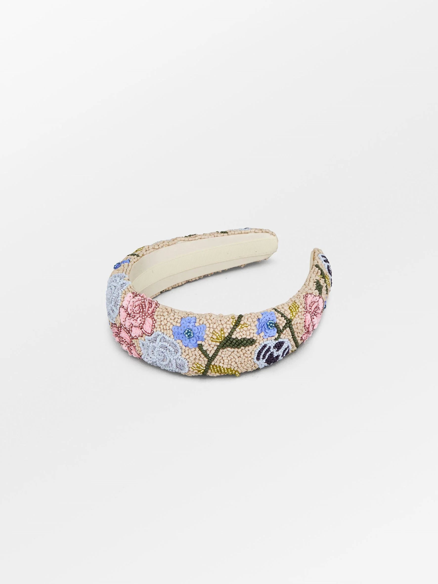 Fleuriora Wide Beaded Hairbrace