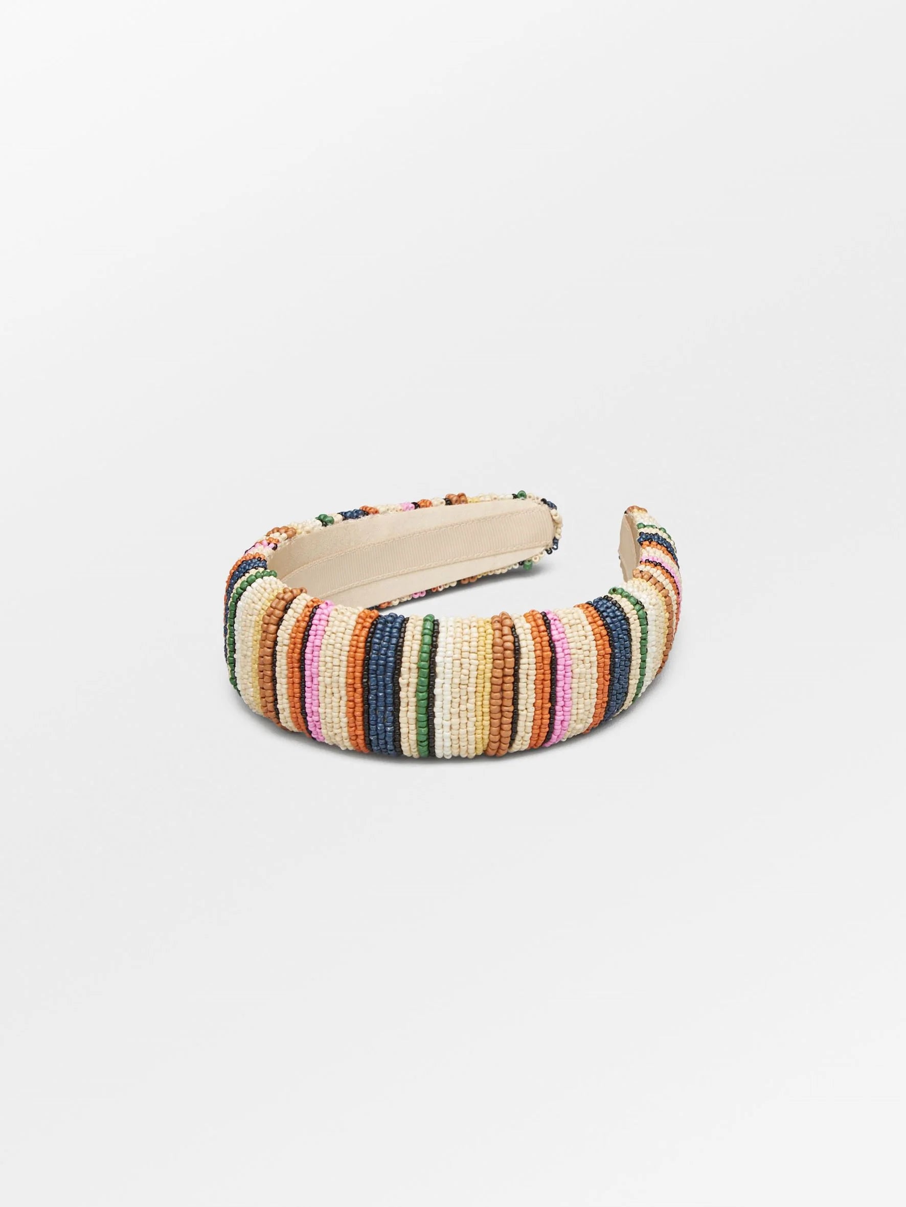 Stripes Wide Beaded Hairbrace