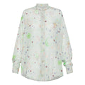 forte_forte "Love Alchemy" Print Co/Se Voile Oversized Shirt