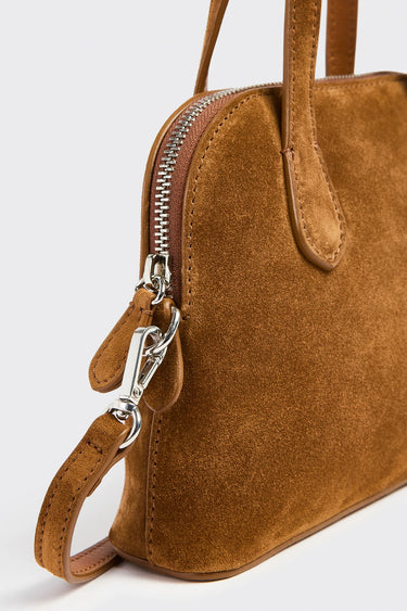 Suede Lucille Handbag