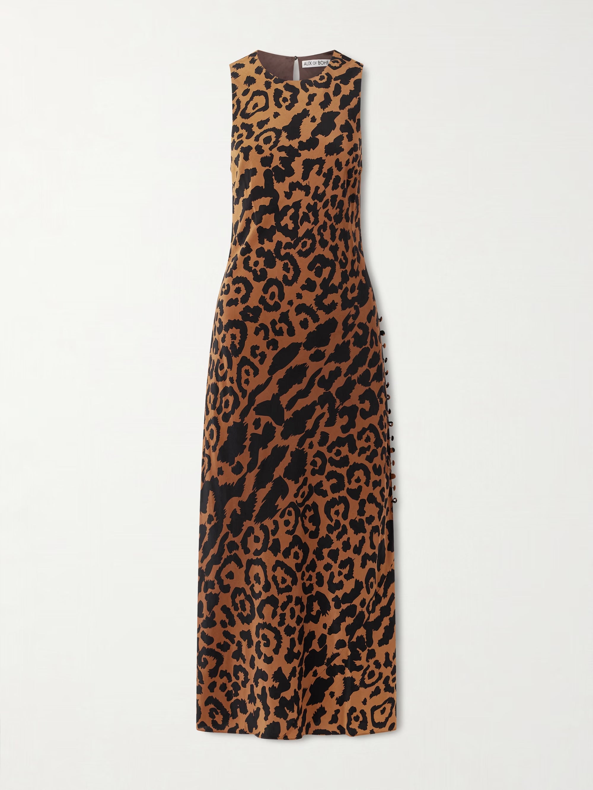 Adelaide Leopard Silk Dress